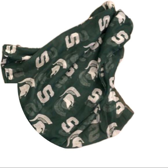 MSU Spartan Accessories - Michigan State University Spartan Infinite Scarf MSU SPARTANS Women’s Accessory